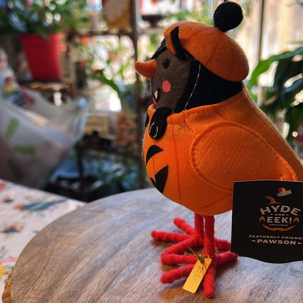 HYDE and EEK Boutique -Pawson- Featherly Friends NWT Felt and Material Bird 2024 - Picture 5 of 12